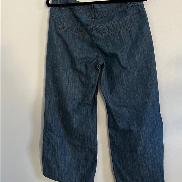 Low rise wide leg denim - Picture 6 of 8